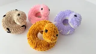 CROCHET SNAKE FROM PLUSH YARN | Detailed tutorial