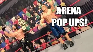 WWE ACTION INSIDER: Arena Pop Up CUSTOM CROWD BACKDROP Extreme Sets REVIEW