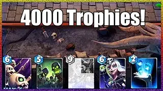 Castle Crush We are back to 4000 Trophies! What is my deck?