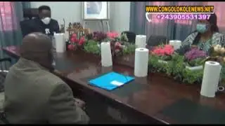 RDC GESTION DES CONFLITS, JOSEPH OLENGHANKOY REÇOIT LES NOUVEAUX MEMBRES DU CSAC AU CNSA !!!