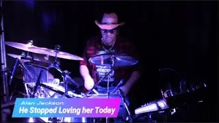 He Stopped Loving Her Today (live) by Alan Jackson - Drum Cover - Alan Jackson tribute/ George Jones