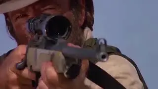 Chuck Norris Snipes a Running Man
