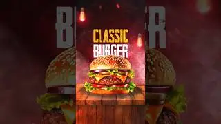 Burger animation ad motion graphics in aftereffects #motiongraphics #aftereffects #foodanimation