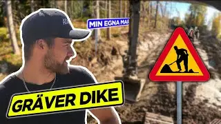 PROJECT ON MY OWN PROPERTY | PART 4 | STARTING TO DITCH