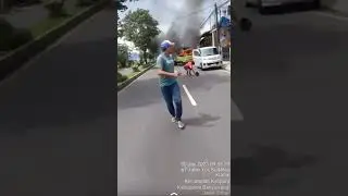 mobilnya kebakaran