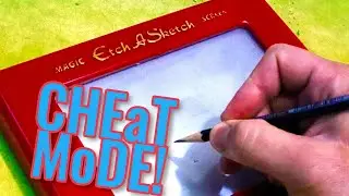 How to Easily Draw on an Etch A Sketch - Cheat Mode - PT 1