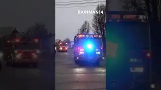 Kutztown Fire Company 2023 Santa Run with the New Rescue 46 & Ladder 46 #firetruck #firedepartment