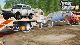 FS19 - OLD TOW TRUCK $20,000 RESCUE TOWING FARMING SIMULATOR 19