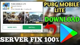 PUBG MOBILE LITE Server Peroblm slove