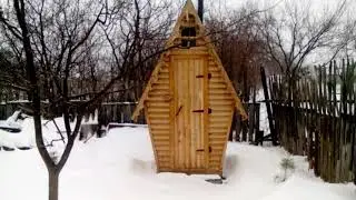 Туалет!!! Туалет своими руками на даче, без ЗАПАХА!!! 