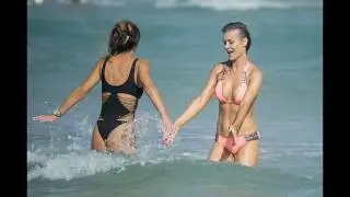 Joanna Krupa  Hot Pink Bikini Candid Photo Video