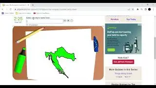 How Fast Can I Name Some Countries Being Drawn?