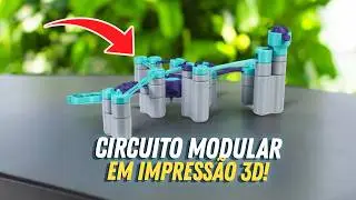 Circuito modular de Bolinhas Impresso em 3D! - Marble Run