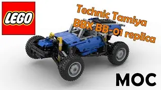 Lego Technic Vehicle MOC - Tamiya BBX BB-01 replica - Digital Speed Build