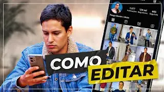 Como eu EDITO FOTOS de um perfil de moda masculina de +100k seguidores