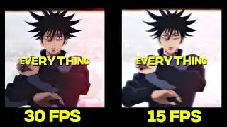 [15 FPS VS 30 FPS] COMPARISON - MURDERGANG EDIT