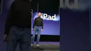 Steve Jobs introduces the iPad 