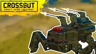 Cool SPIDER Vehicle in Crossout | The Arachnophobia
