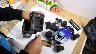 WLTOYS A959 2.4Gh Rc Carro 1/18 4WD Off-Buggy de Estrada