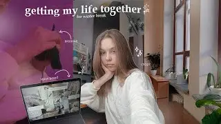 getting my life together for winter break | вязание | vision board