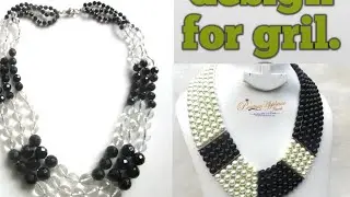 @baka Chad video house . beaded necklace design for gril.পুতিঁর নেকলেস ডিজাইন। পুঁতির মালা।