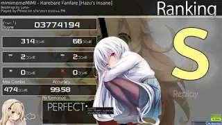 osu! mimimemeMIMI - Harebare Fanfare [Hazu's Insane] FC