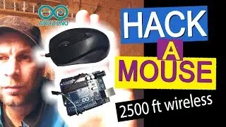 Hack a mouse with arduino ps2 2500ft wireless