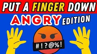 Put A Finger Down If Angry Edition 😡👿👺 | Put A Finger Down If Quiz TikTok @Pointandprove