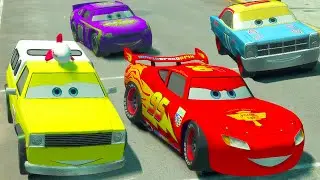 Disney 'CARS' Mod in GTA 4 Multiplayer (Group Shenanigans)