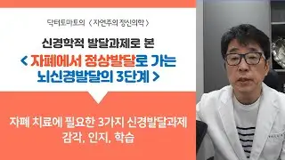자폐에서 정상발달로 가는 뇌신경발달의 3단계