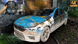 Rebuilding 900HP BMW M5 F90 | Forza Horizon 5 | Moza R9 gameplay