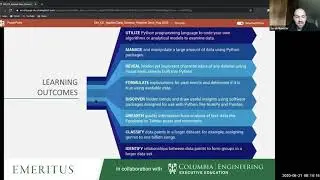 Columbia Engineering Executive Education | Applied Data Science | Webinar