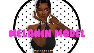 Sims 4 CAS Melanin Model Ni'aniySims