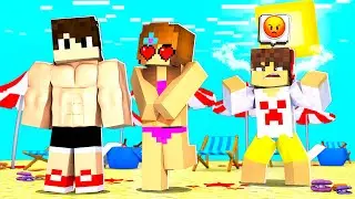 PEGUEI MINHA EX NAMORADA COM UM CARA FORTÃO NO MINECRAFT !!