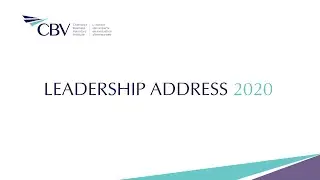 CBV Institute Leadership Address 2020