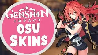 Another 11 Genshin Impact osu! skins