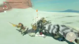 Breath of the Wild: White-Maned Lynel Encounter (No Damage)