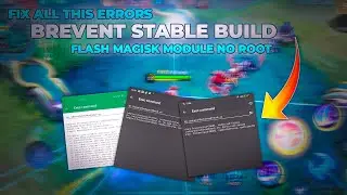 Fix All Brevent Errors While Flashing No Root Magisk Modules | Full Tutorial - MUST WATCH