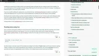 5. Contribute to open source project Django: Running Django source code tests locally