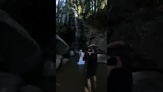 Couldn't believe this waterfall photoshoot location!