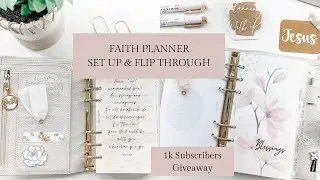 Personal Ring Planner Set Up and Flip Through | Faith Planner