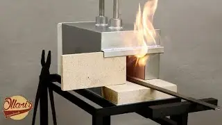 Dual Burner Propane Gas Forge build