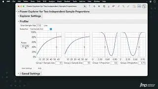 Sample Size and Power for Difference Between Two Proportions