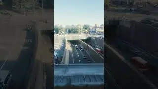 Astoria Blv train station view of the Highway #travel