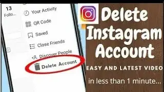 how to delete instagram account 2024 | delete Instagram account | Delete Instagram 2024