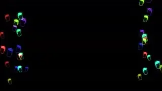 Color full bubble flying black screen effect | Fly effect black screen | Black screen neon flying