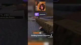 Settling marital disputes on Minecraft. She whooped me 😂 #gaming #minecraftfails