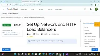 Set Up Network and HTTP Load Balancers | 