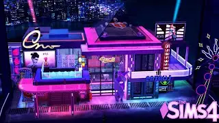 CYBERPUNK MANSION  || The Sims 4  Speed Build - NO CC
