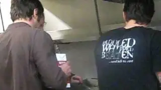Mike Lata and Wylie Dufresne make scrambled eggs at 5am